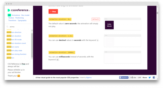 Kaskádové styly: CSS Referenční