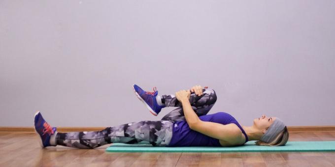 Jednoduchá cvičení jógy: Představte si koleno