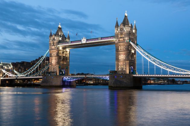 krásný most: Tower Bridge, London