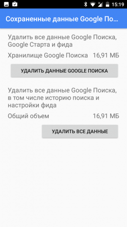 Údaje odebrat Google Pixel XL app