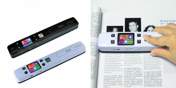 neobvyklé gadgety: přenosný skener iScan