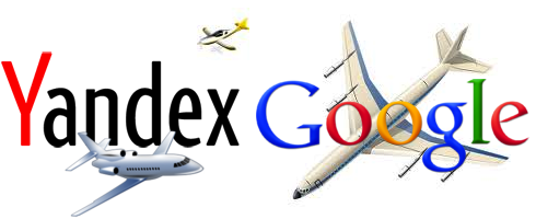 Jak mohu použít Google nebo Yandex vyhledání požadovaného letu