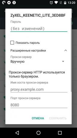 Jak nakonfigurovat proxy server v Androidu