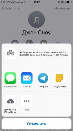 Jak přenést kontakty z iPhone iPhone s mobilní aplikací „Kontakty“