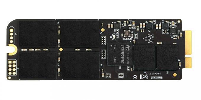 SSD Co je lepší: řídit Transcend JetDrive 725 proprietární formát pro MacBook Pro 15