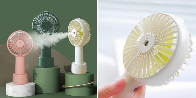 Kompaktní ventilátory od AliExpress: se zvlhčovačem