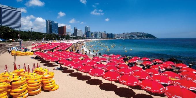 Atrakce Jižní Korea: písčité pláže