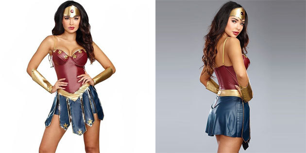 Wonder Woman kostým na Halloween
