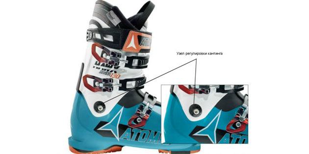 Jak si vybrat lyžařské boty: Node canting nastavení