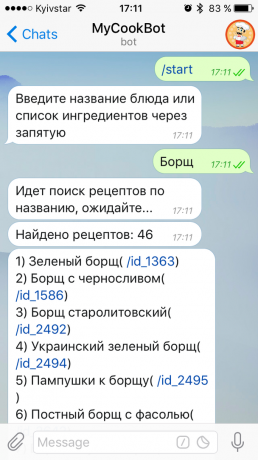 Roboty Telegram: MyCookBot