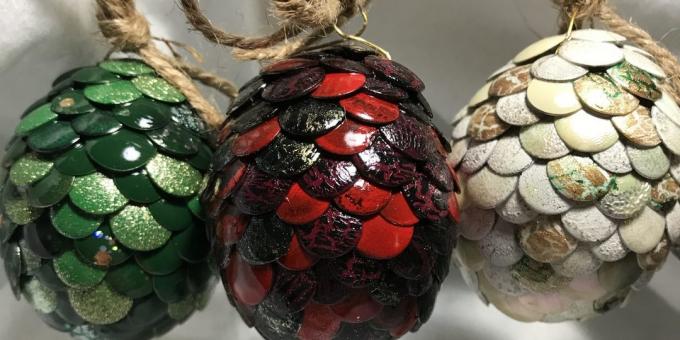 Vánoční hračky vlastníma rukama: Dragon vejce z „Game of Thrones“