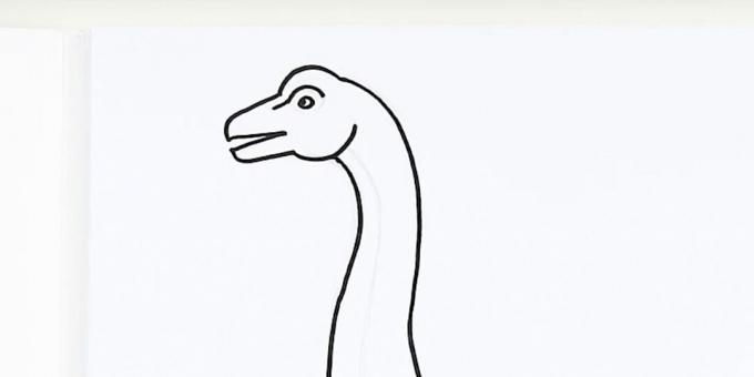 Nakreslete hlavu dinosaura