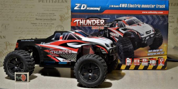 ZD Racing Thunder. Stroje a obalová technika