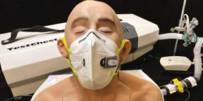 Maska, která může testovat na koronavirus