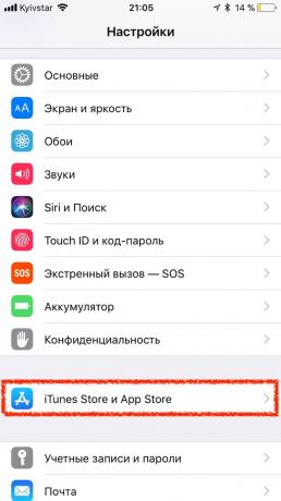 App Store v iOS 11: Nastavení