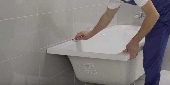 Instalace koupel s rukama: Pokuste se nastavit vanu