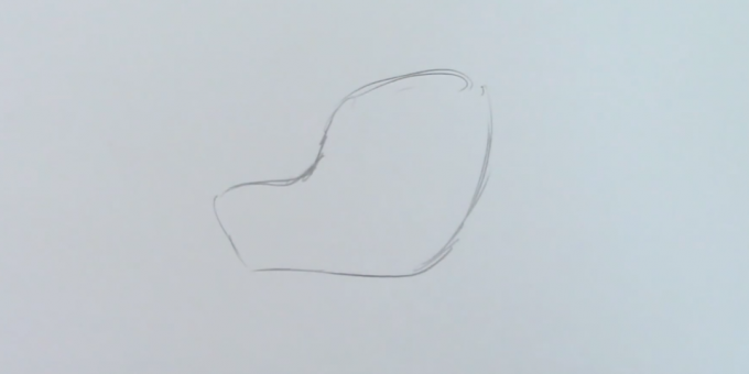Nakreslit obrys hlavy jednorožce