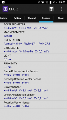 Chráněné smartphone Poptel P9000 Max: CPU-Z