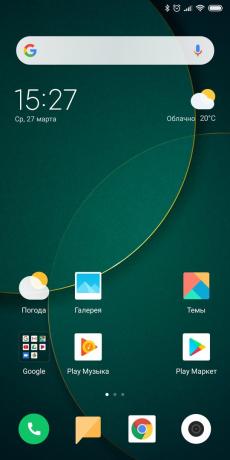 Nastavení telefonu, aby operačním systémem Android: Nastavte si domovskou obrazovku