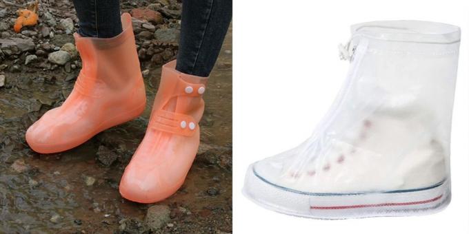 Plastové kryty na boty pro deštivé počasí