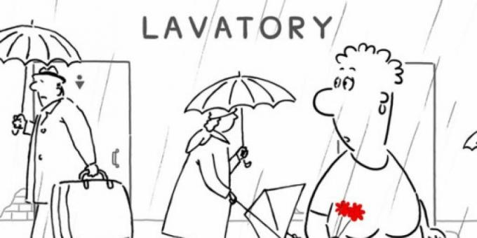 Nejlepší ruské karikatury: „Toilet Story - Love Story“