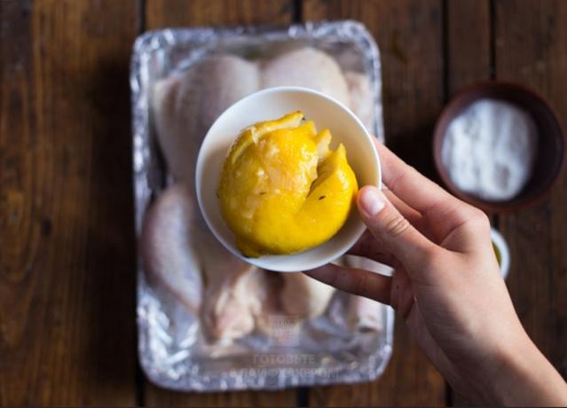 Jak vařit kuře: citron na chuť