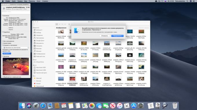 Volba výchozí na Mac aplikace