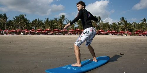 Jak se naučit surfovat: druhou nohu