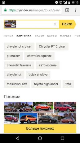 „Yandex“: Vyhledávání podle obrázku