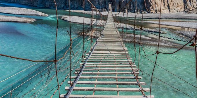 Nejděsivější mosty: Visutý most Hussaini