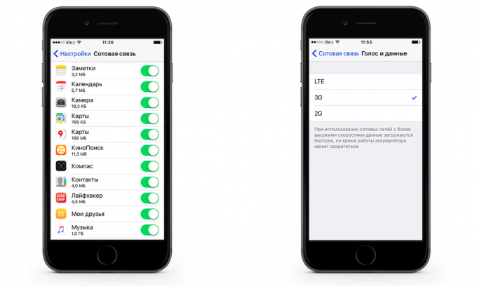 Jak ušetřit na mobilní datový provoz iPhone s iOS 9. aplikace lock