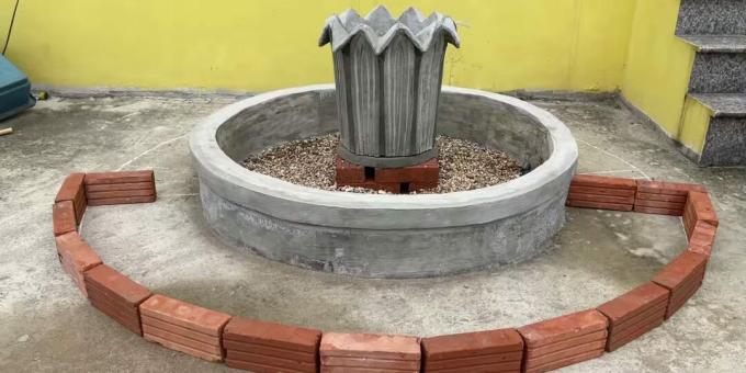 Jak vyrobit fontánu pro kutily: postavte další kruh