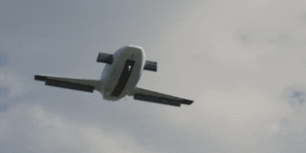 Létající auto Lilium Jet v letu