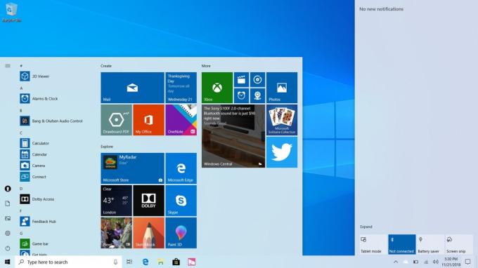 Jarní aktualizovat na verzi Windows 10: nové světlo téma