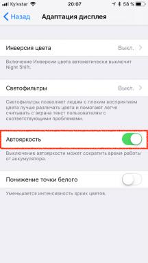 Jak vypnout a zapnout automatické jasu na iOS 11