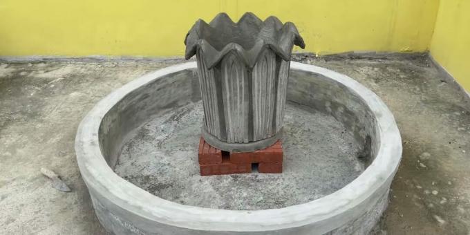 Jak vyrobit fontánu, kterou si uděláte sami: nainstalujte leknín