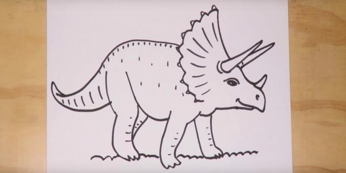 Jak nakreslit Triceratops