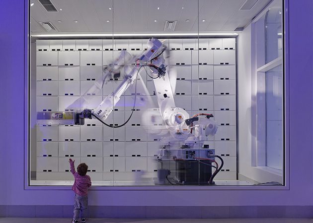 Robotické YOTEL hotel Nyu_Yorke