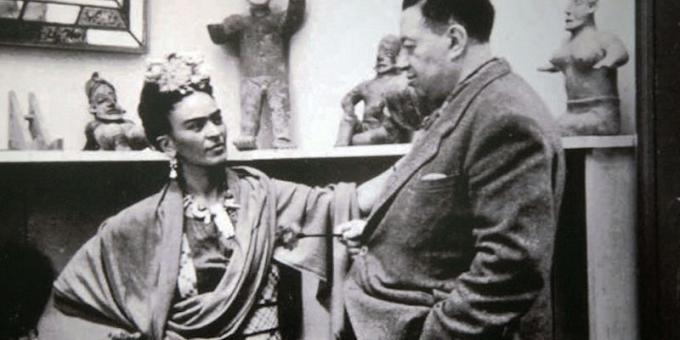 Frida Kahlo a její manžel Diego Rivera