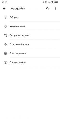 Nastavení telefonu, aby operačním systémem Android: otočit tým Google Ok v aplikaci Google Assistant