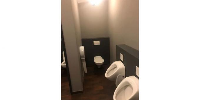 WC v německé restauraci