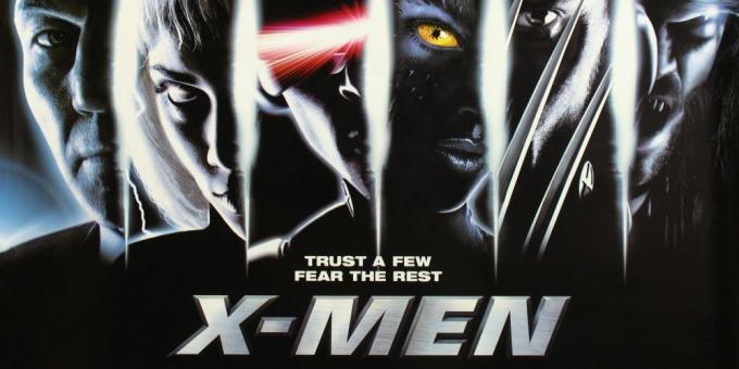 Plakát prvního filmu X-Men
