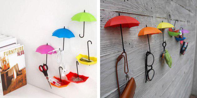 Háčky v podobě deštníků