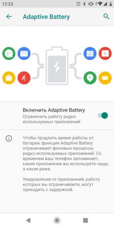 Jak ušetřit životnost baterie na Android: Adaptivní Baterie
