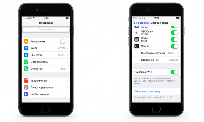 Jak ušetřit na mobilní datový provoz iPhone s iOS 9. Vypnout Wi-Fi Assist