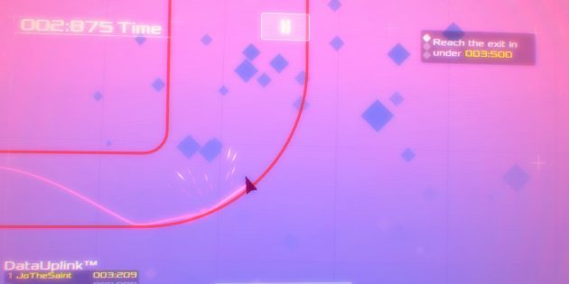 Data Wing - neon arkádová hra inspirovaná sci-fi 80
