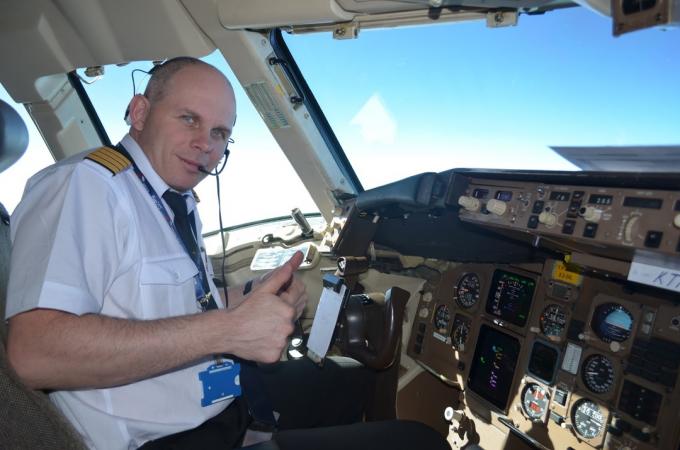 Andrew Gromozdin pilot "Boeing" 