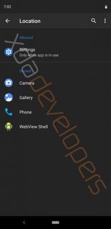 Android Q: přístup ke kameře a mikrofonu