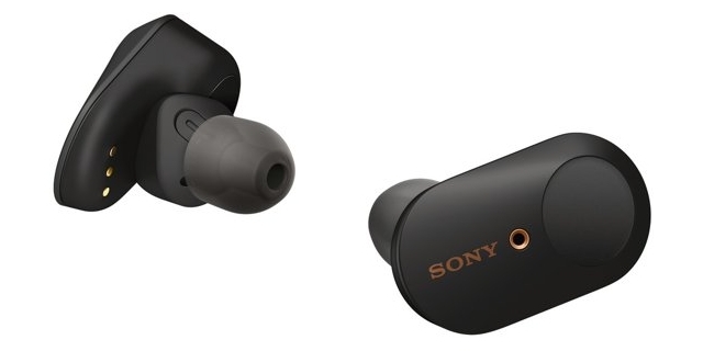 Sluchátka Sony WF-1000XM3 mají velmi kompaktní rozměry