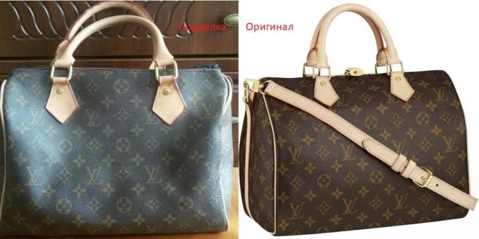 Originální a falešné kabelky Louis Vuitton: